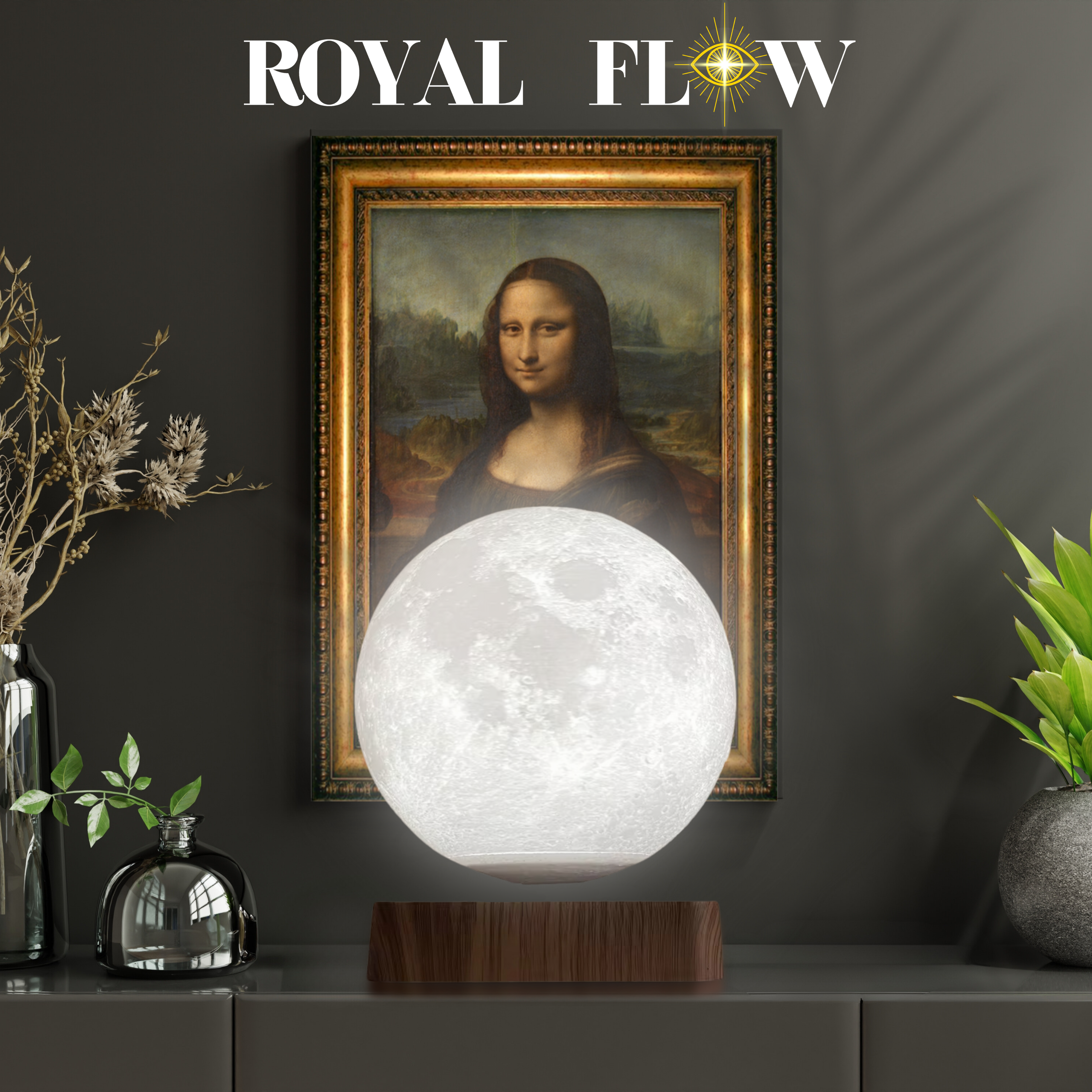 Royal Flow™ Meditation Levitating Moon Lamp